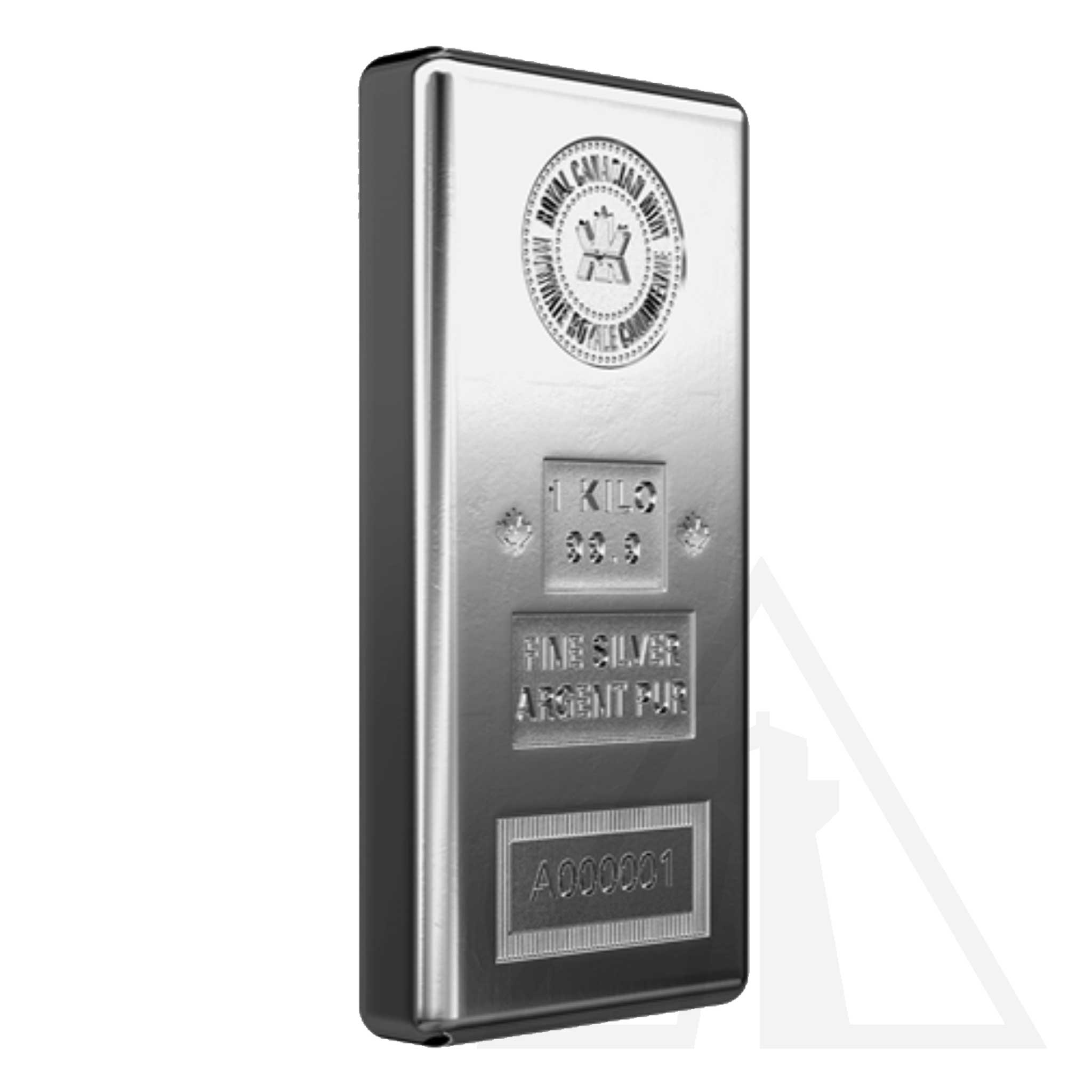 1 kg Royal Canadian Mint Silver Bar
