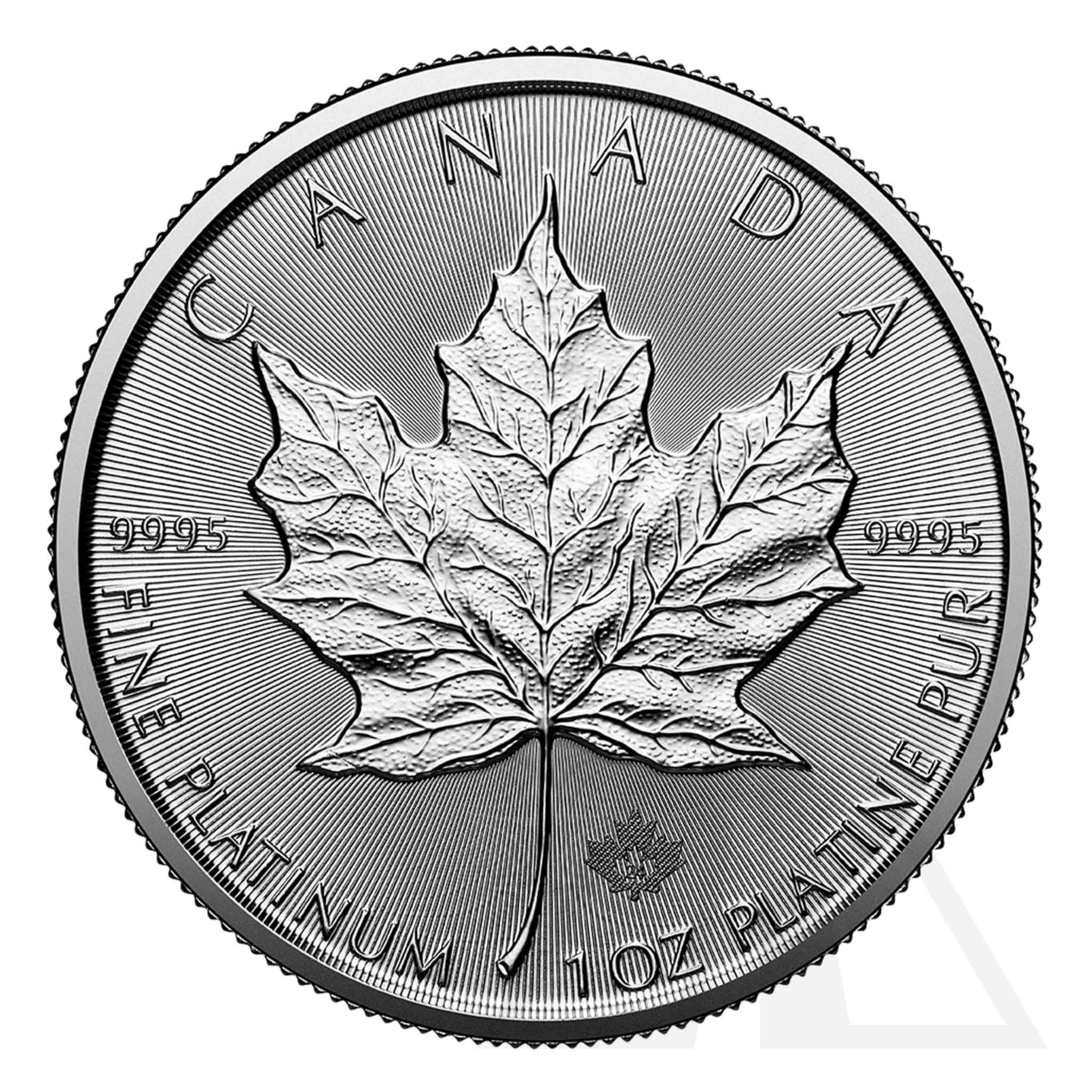 1 Oz Platinum Maple Leaf Coin (Random Year)