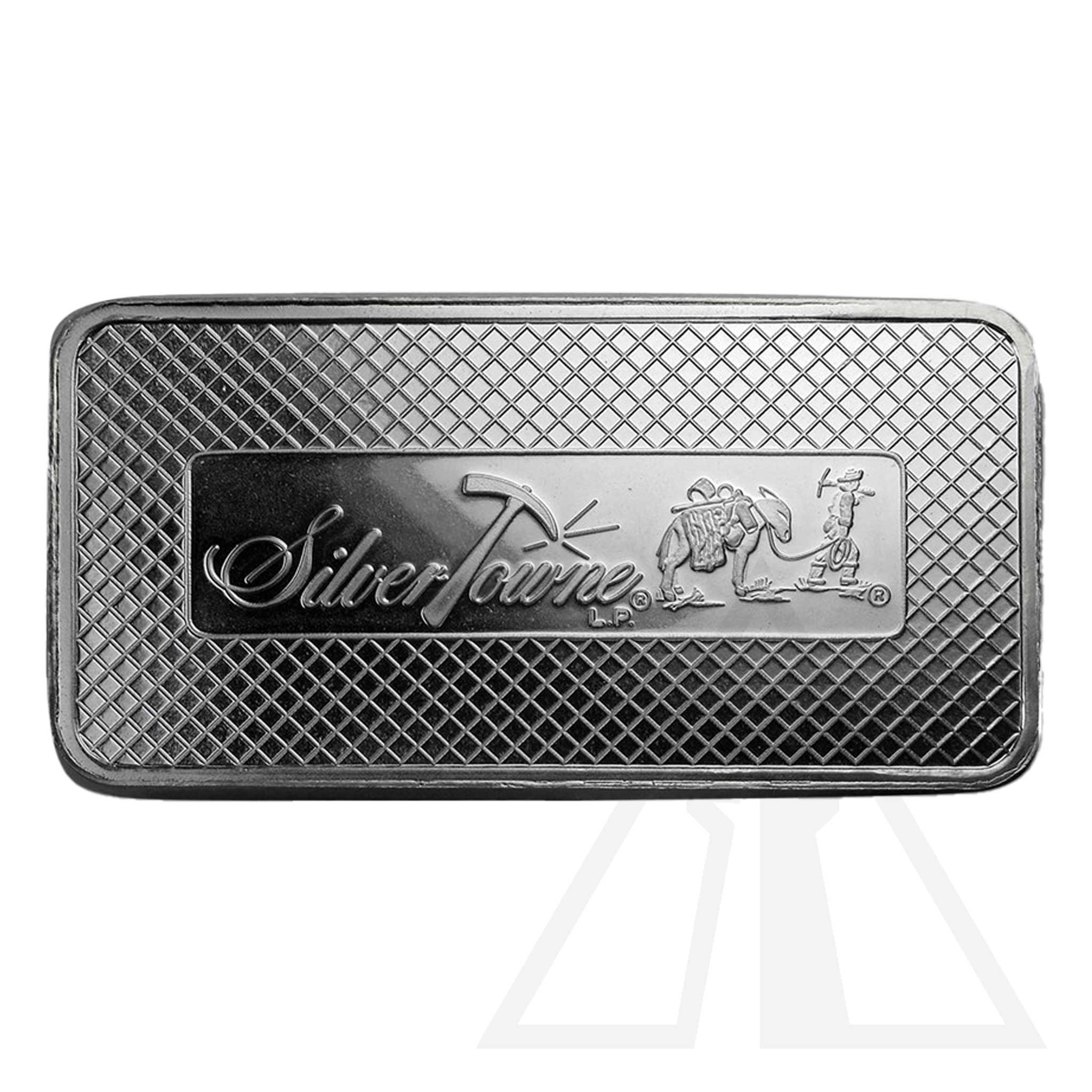 10 Oz Silvertowne Mint Prospector Silver Bar
