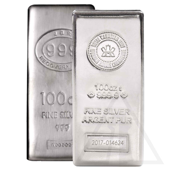 100 Oz Assorted Silver Bar