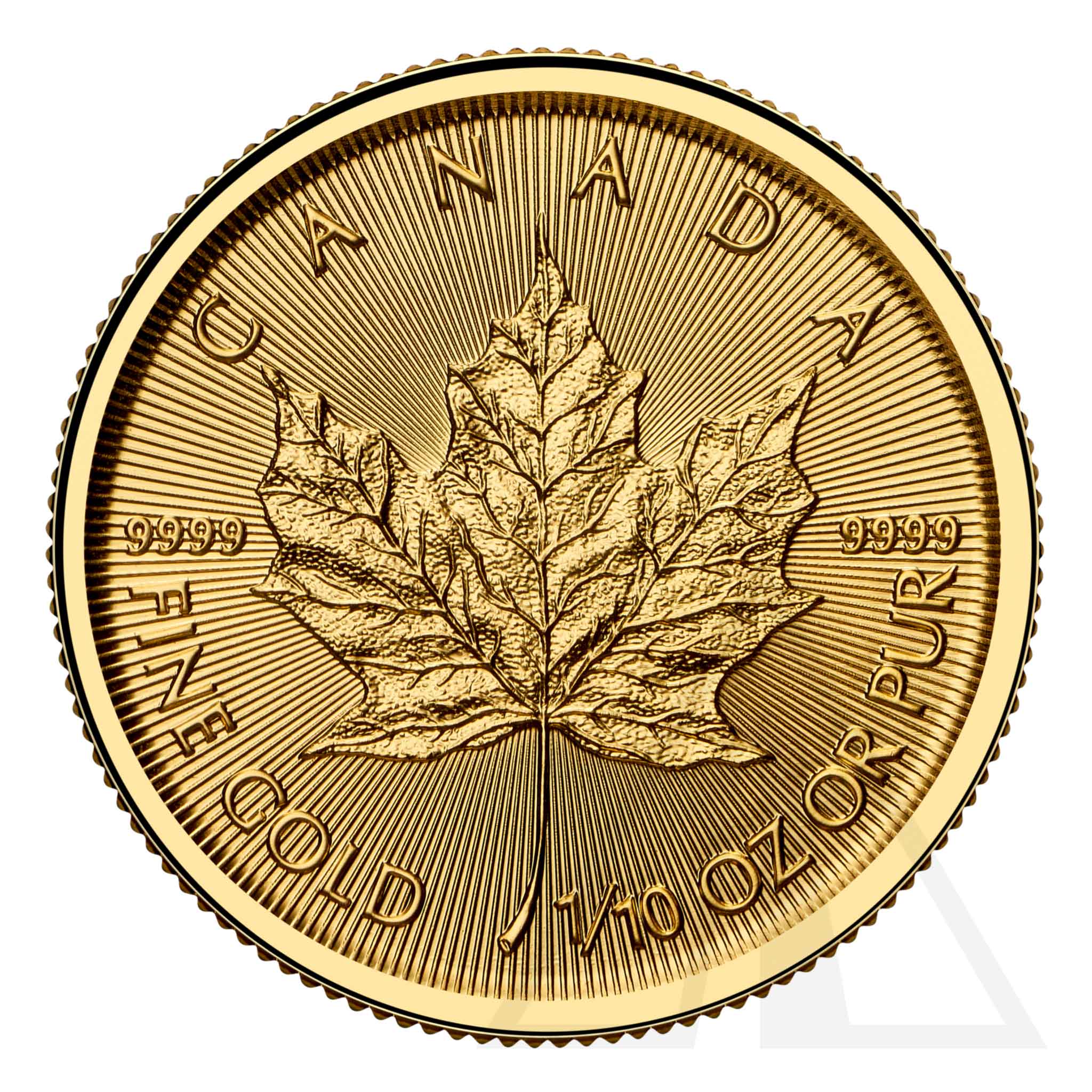 1/10 Oz Gold Maple Leaf Coin 2024