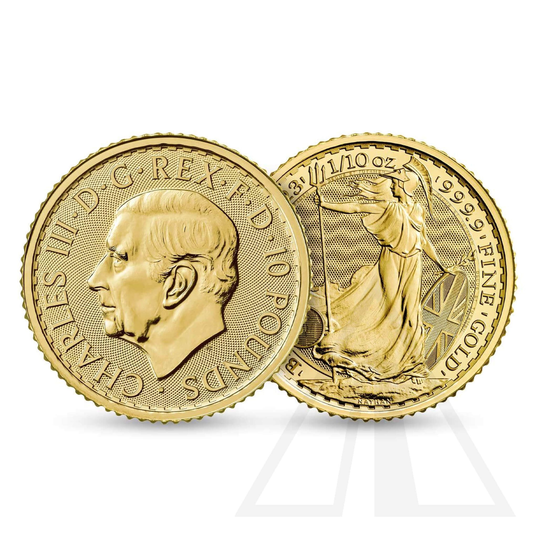 1/10 Oz Britannia King Charles III Gold Coin 2025
