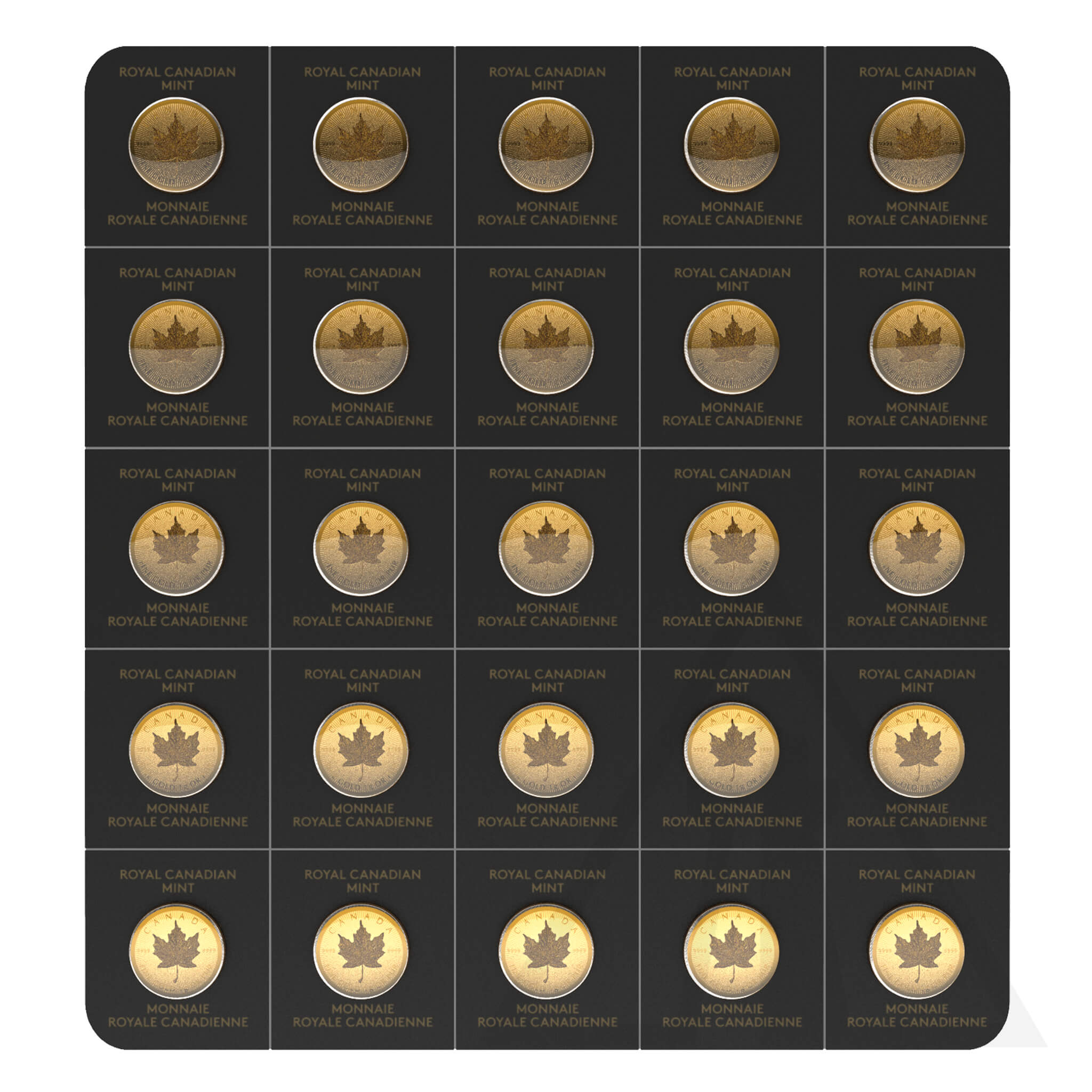 1 gram Gold Maple Coin (25 pack) - 2024