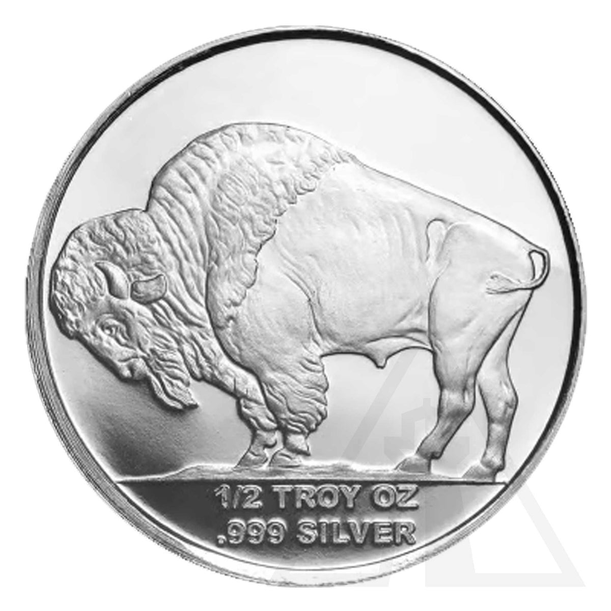 1/2 Oz Silvertowne Mint Buffalo Round