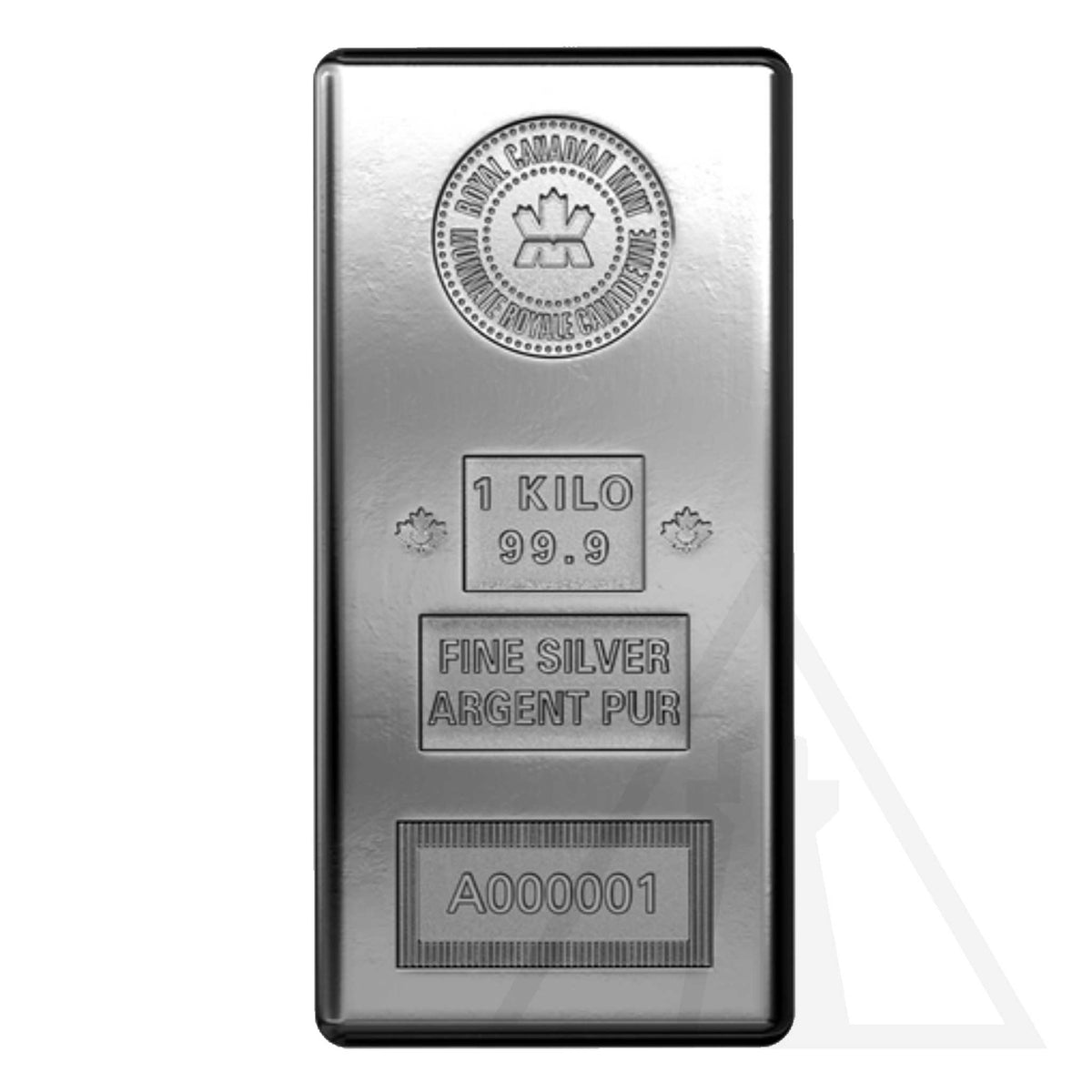 1 kg Royal Canadian Mint Silver Bar