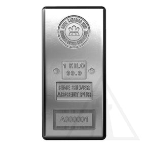 1 kg Royal Canadian Mint Silver Bar