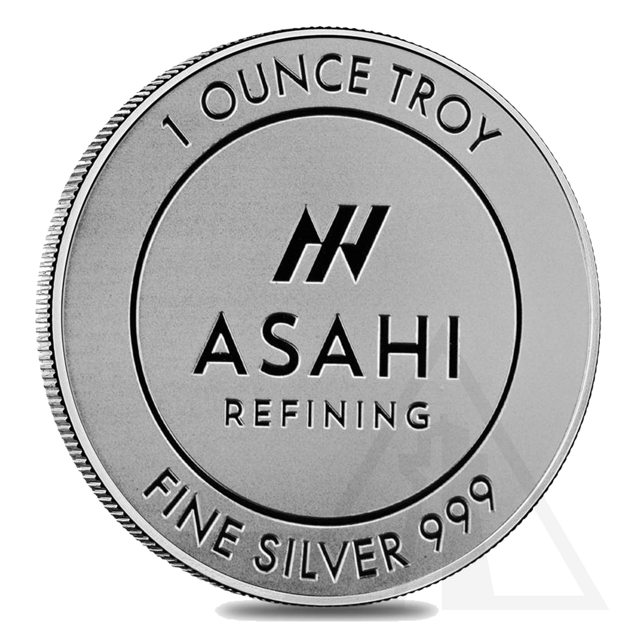 1 Oz Asahi Silver Round