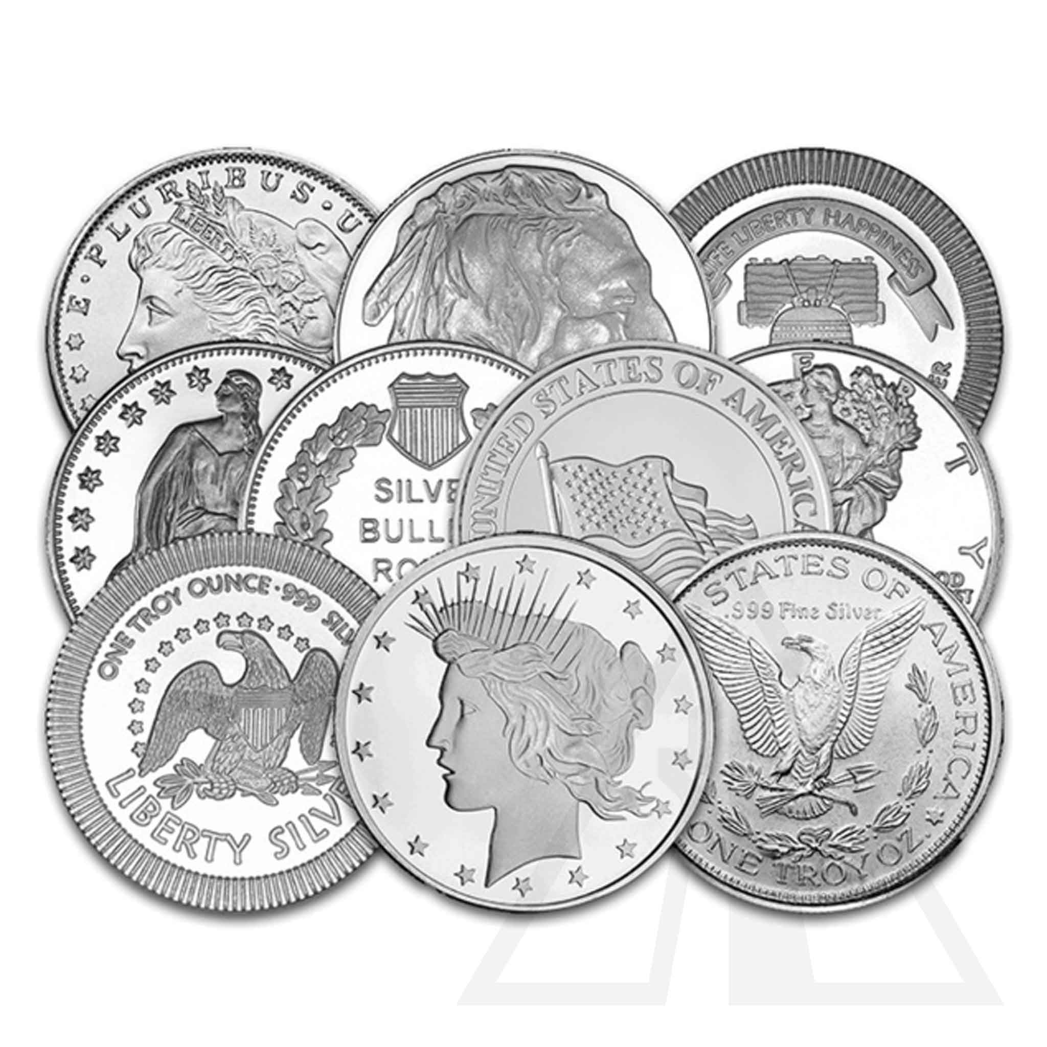 1 oz Silver Round (assorted)