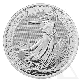1 Oz Silver Britannia King Charles III Coin 2024