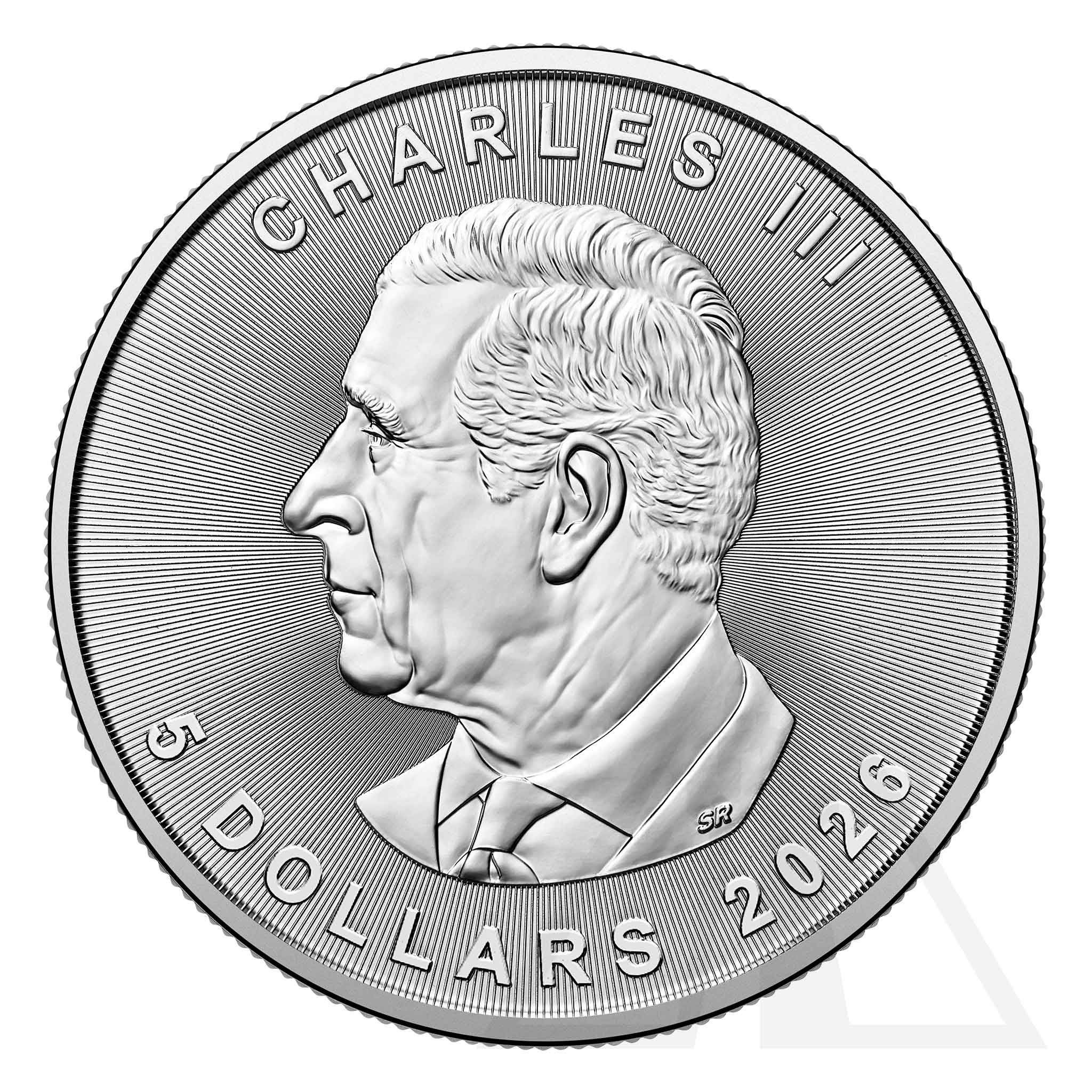 1 Oz Silver Maple Leaf Coin 2026 (Tube - 25 coins)