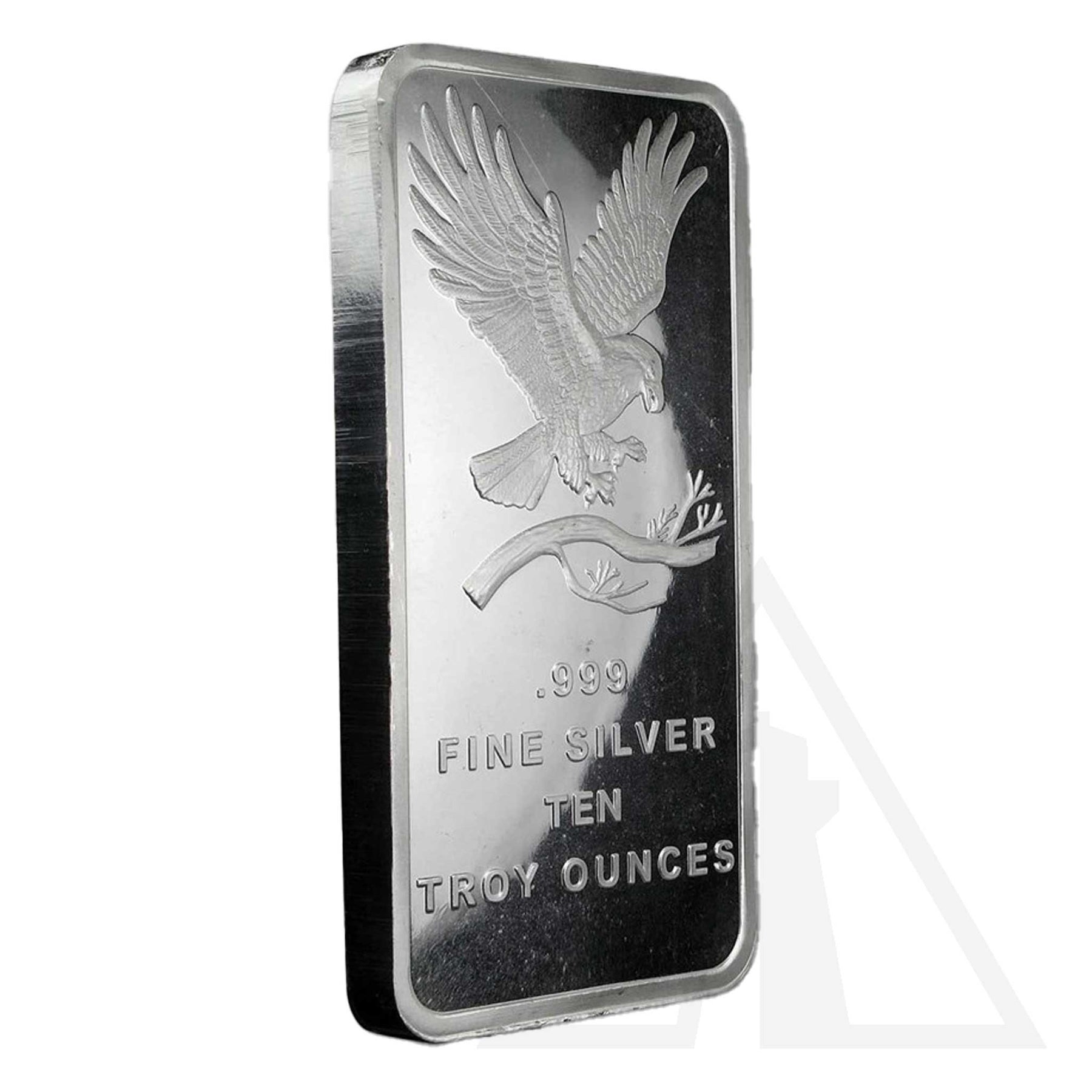 10 Oz Silvertowne Mint Eagle Silver Bar