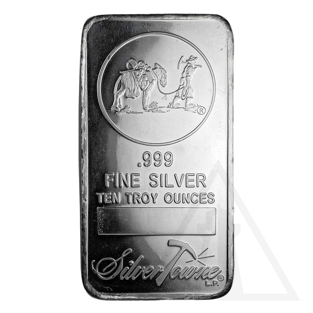 10 Oz Silvertowne Mint Prospector Silver Bar