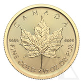 1/2 Oz Gold Maple Leaf Coin - 2024