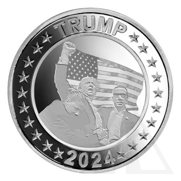 1 Oz Donald Trump Survives Silver Round