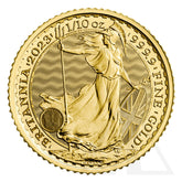 1/10 Oz Britannia King Charles III Gold Coin 2023