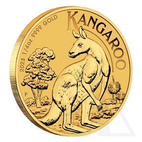 1/4 Oz Perth Mint Kangaroo Gold Coin 2023
