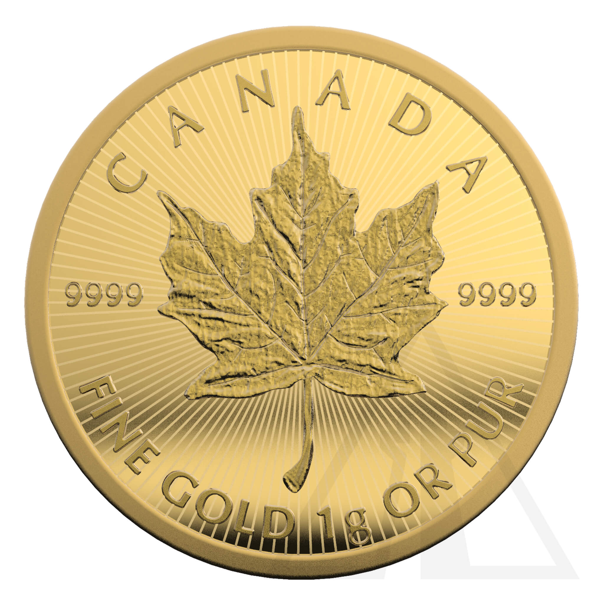 1 gram Gold Maple Coin (25 pack) - 2024