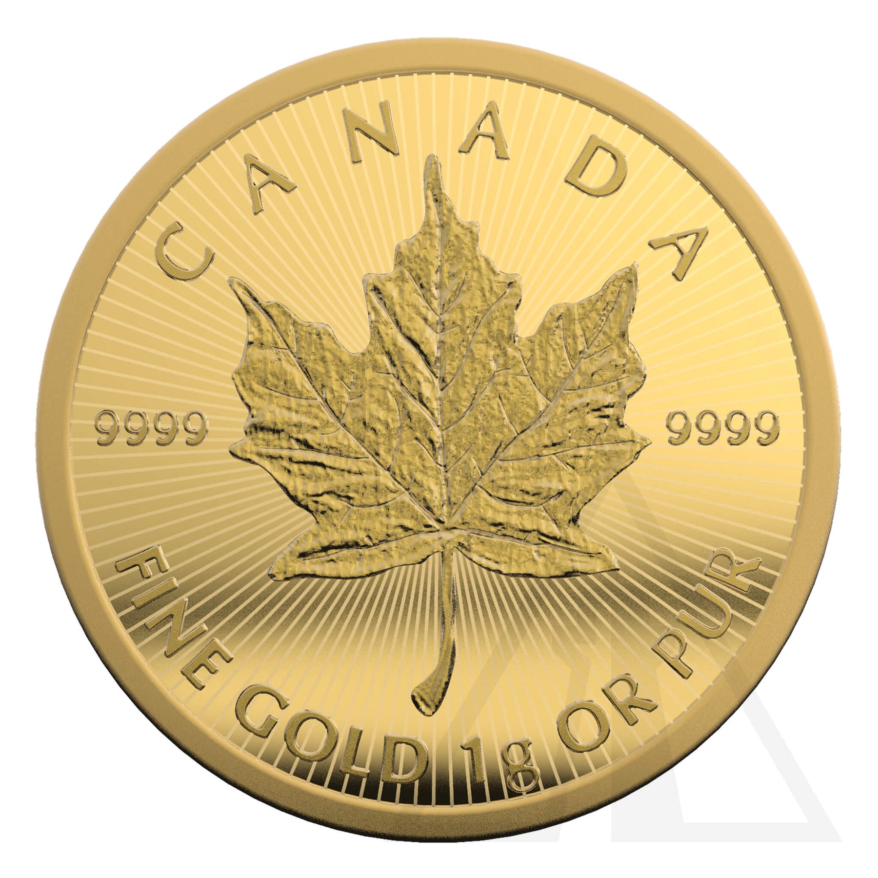 1 gram Gold Maple Coin (25 pack)