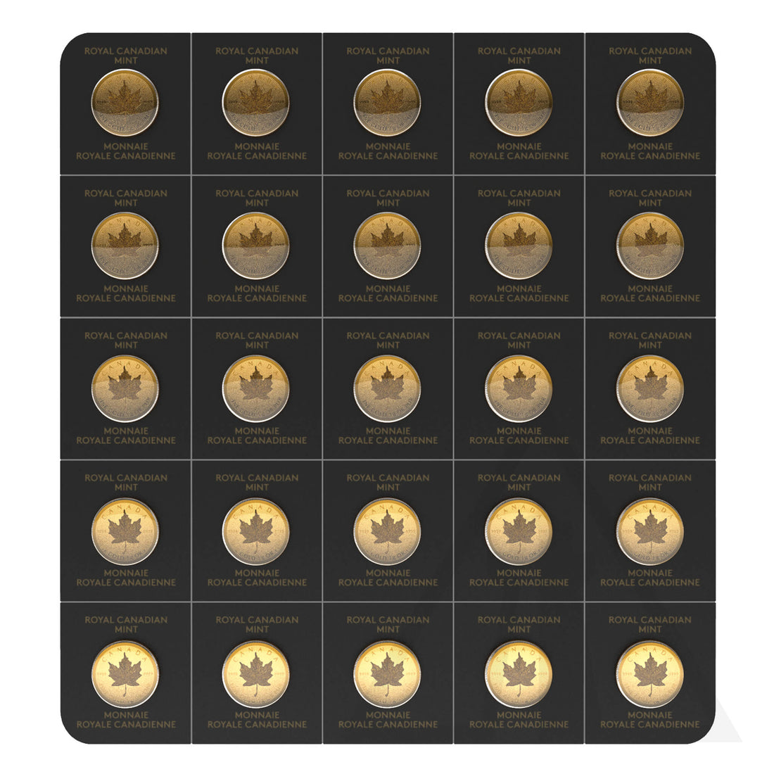 1 gram Gold Maple Coin (25 pack) - 2026