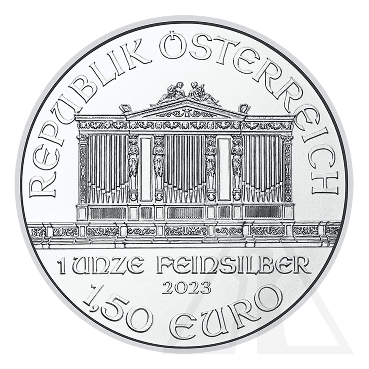 1 Oz Austrian Mint Philharmonic Silver Coin 2023