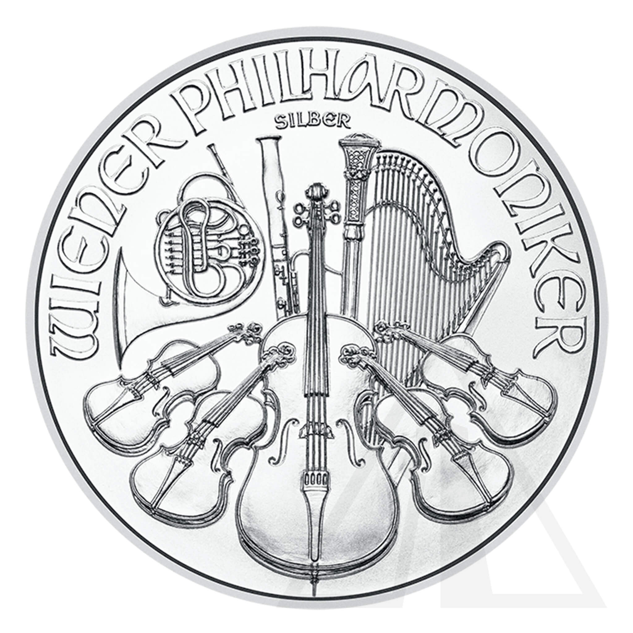 1 Oz Austrian Mint Philharmonic Silver Coin 2025