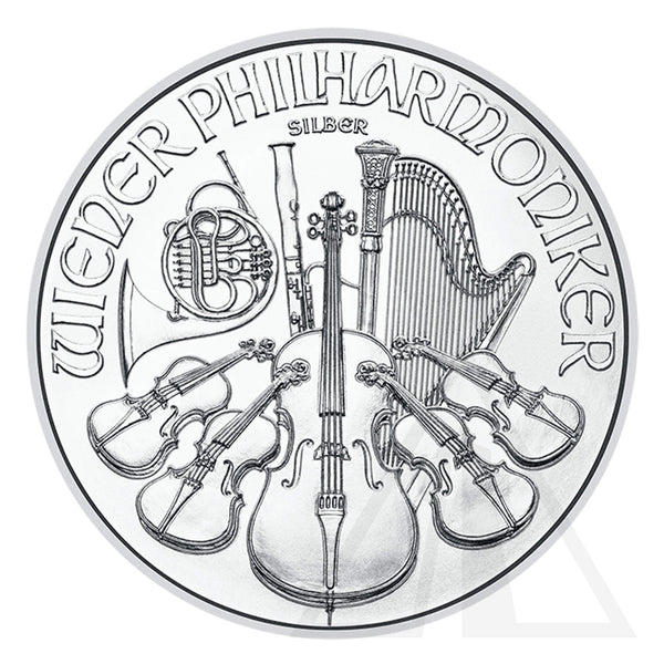 1 Oz Austrian Mint Philharmonic Silver Coin 2025
