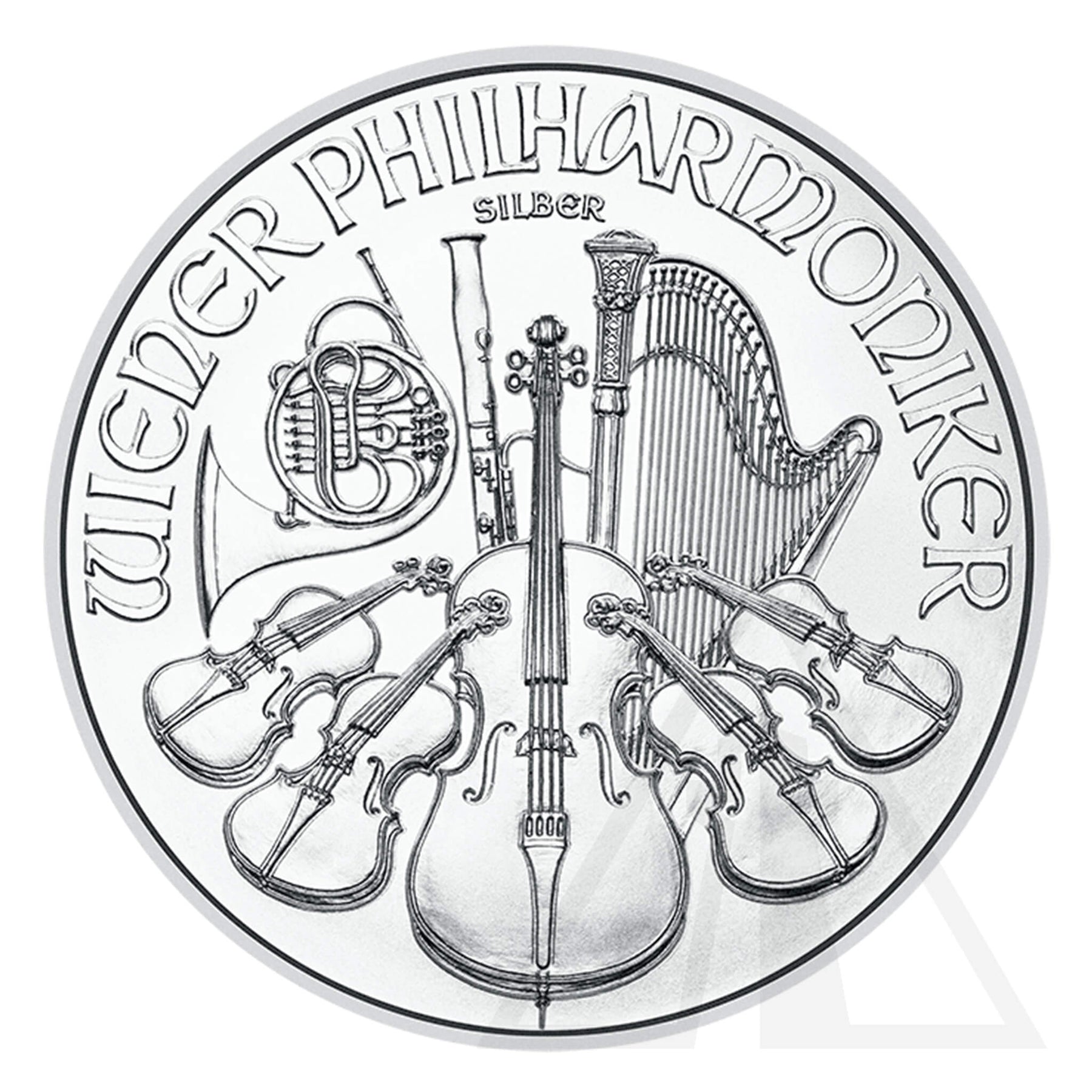 1 Oz Austrian Mint Philharmonic Silver Coin 2023