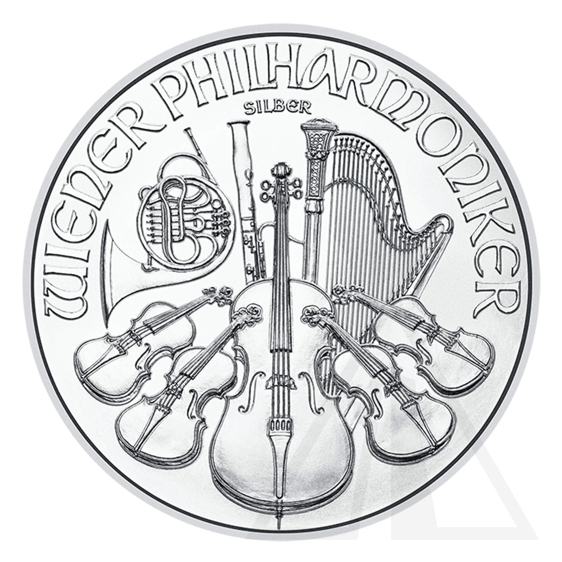 1 Oz Austrian Mint Philharmonic Silver Coin 2024