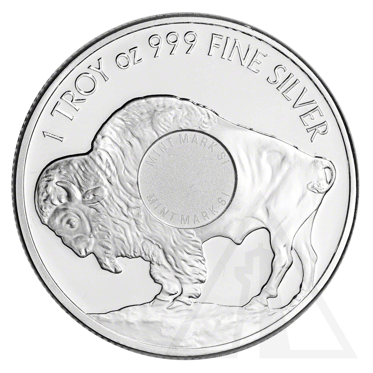 1 Oz Sunshine Mint (Mint Mark SI) Buffalo Silver Round