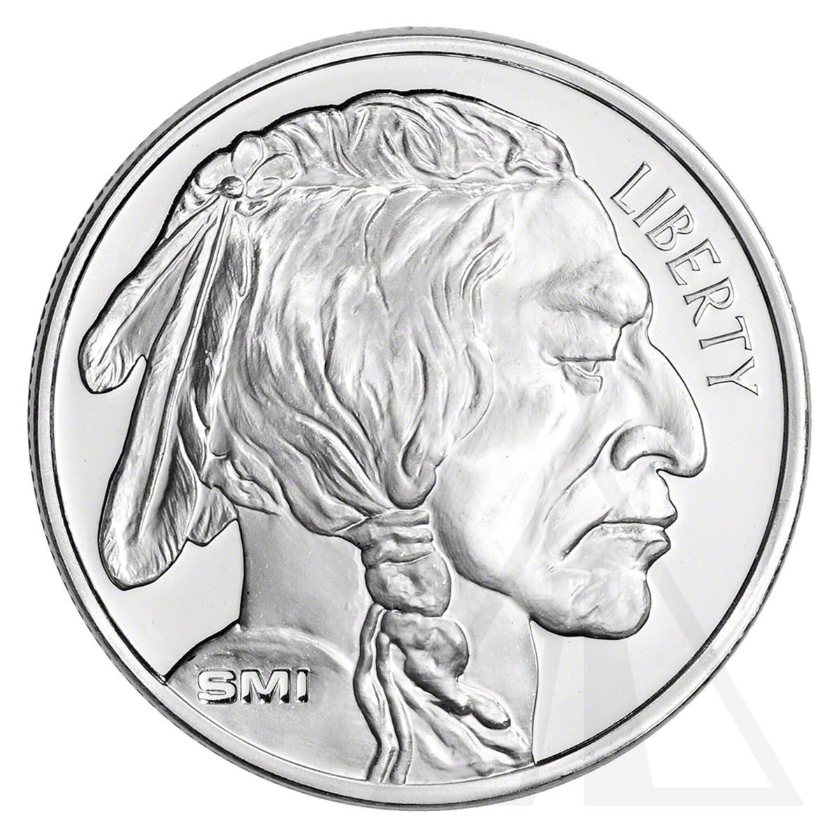 1 Oz Sunshine Mint (Mint Mark SI) Buffalo Silver Round