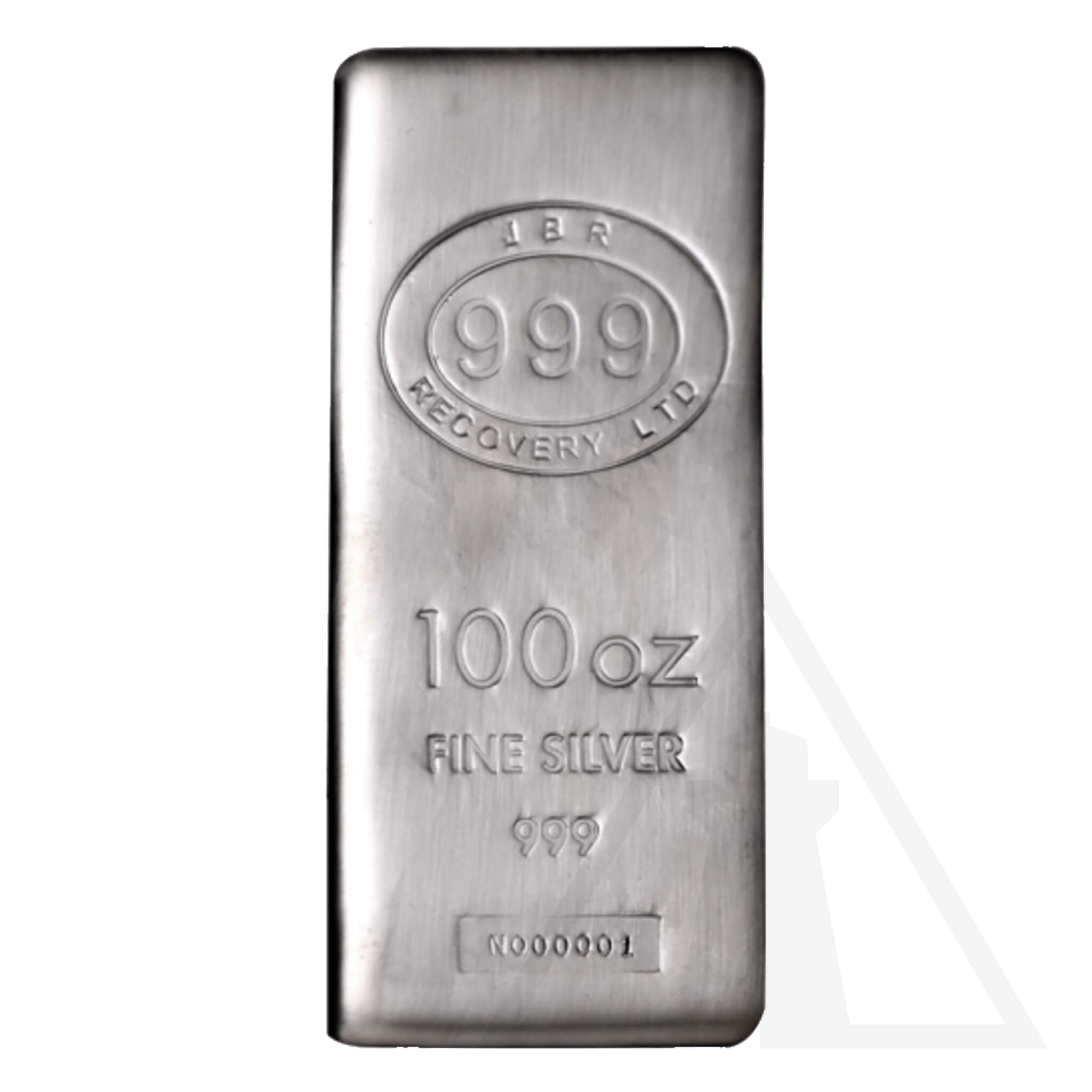 100 Oz JBR Silver Bar