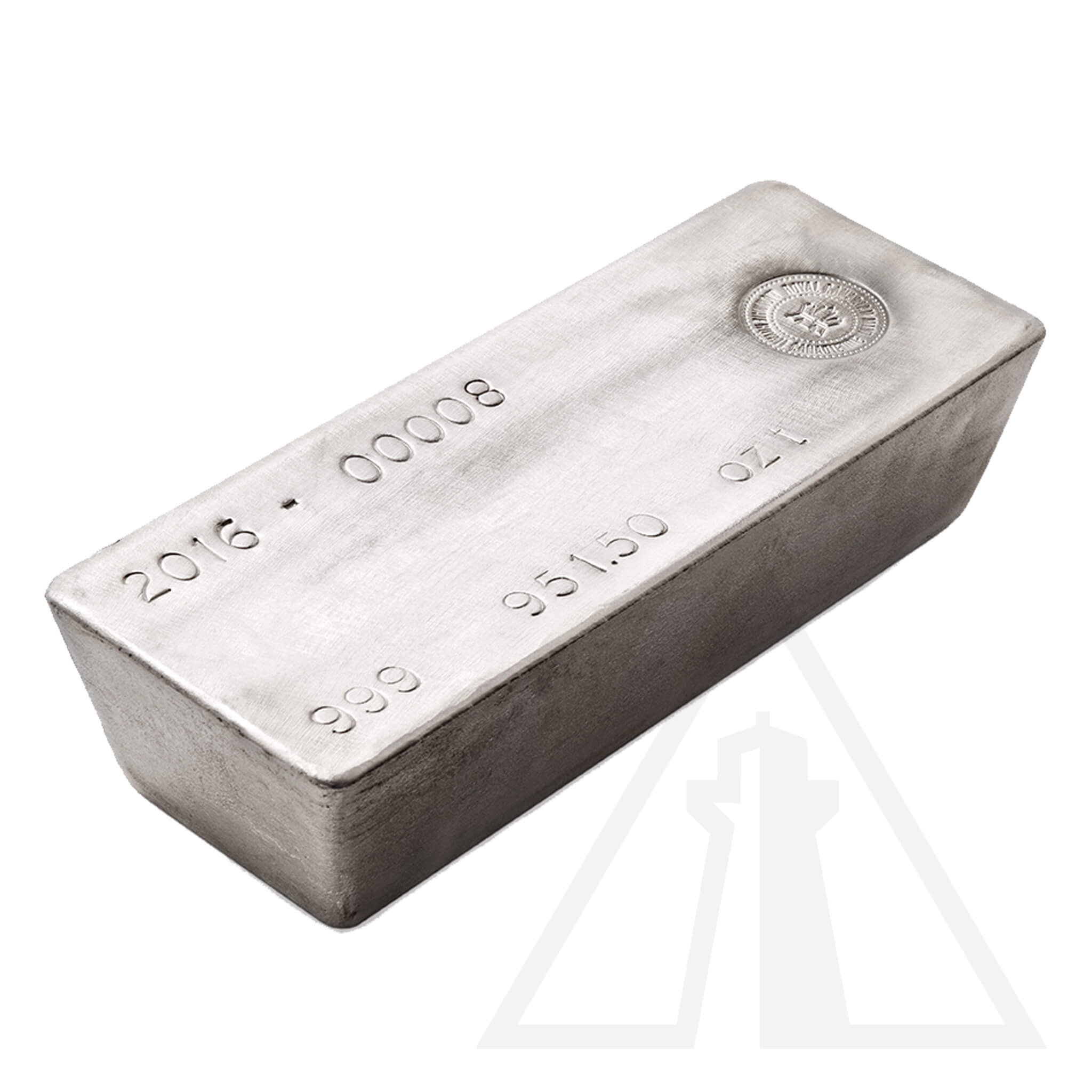 1000 Oz LBMA Silver Bar (Assorted Brands)