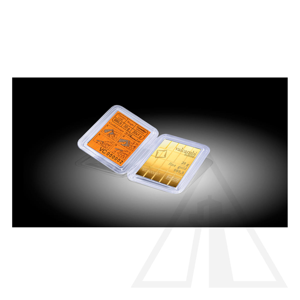 Combibar 20 gram (20 x 1g) Valcambi Gold CombiBar