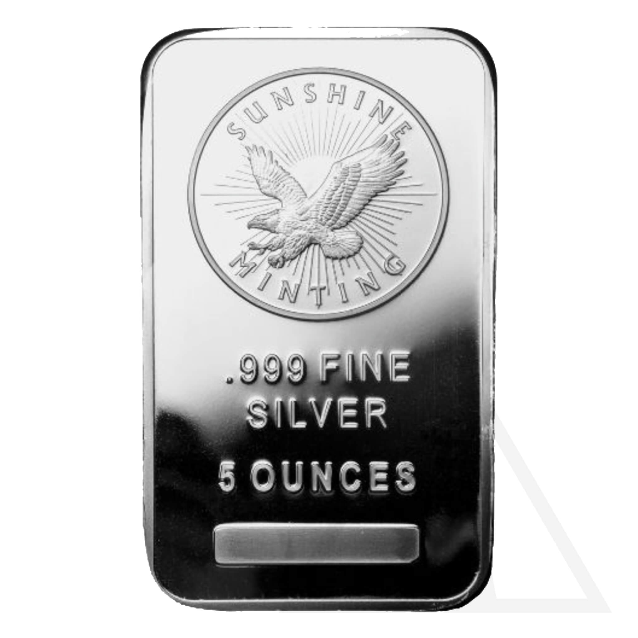 5 Oz Sunshine Mint Silver Bar