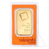 50 gram Valcambi Gold Bar