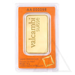 50 gram Valcambi Gold Bar