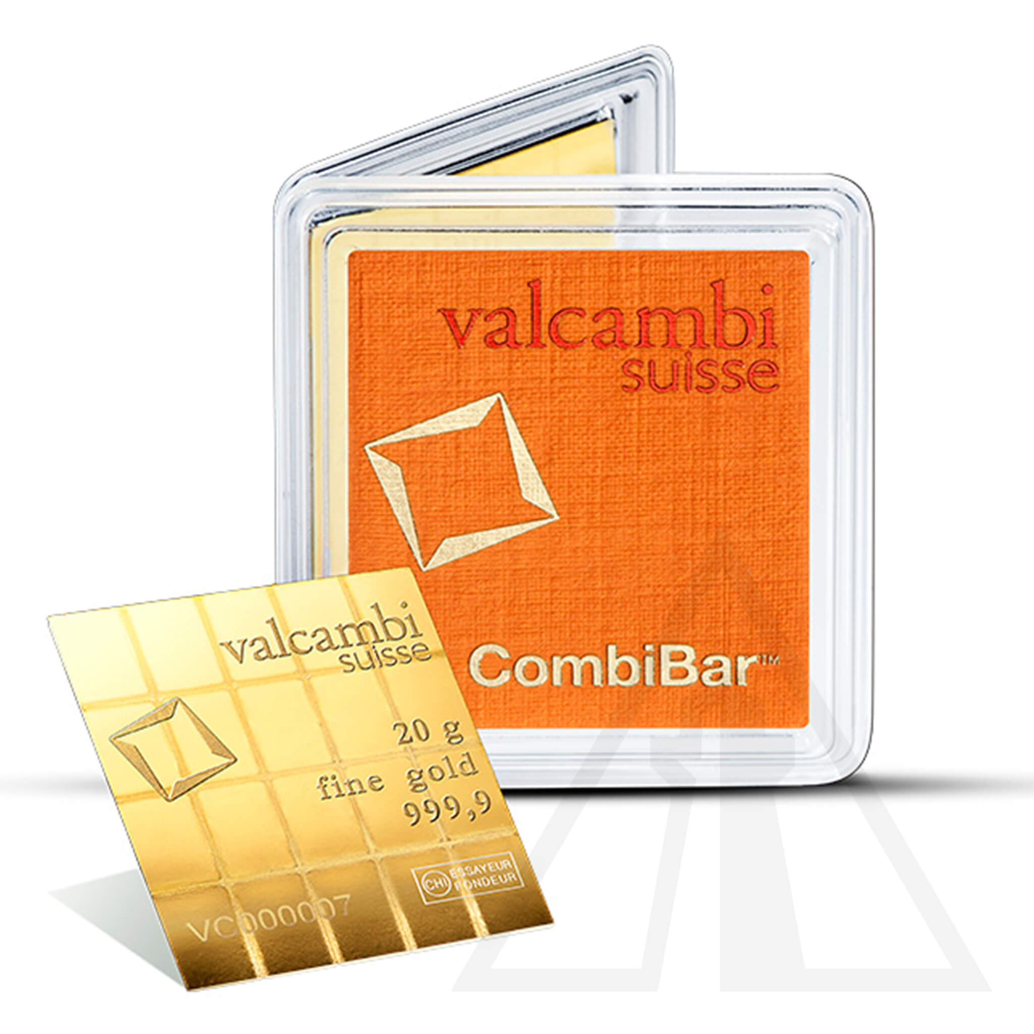 20 gram (20 x 1g) Valcambi Gold CombiBar